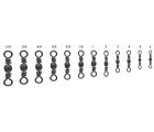 AQUA MARINE - Brass Barrel Swivel-Black Nickel Plated